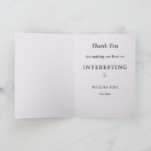 猫おもしろい可愛いパパお父さんのデイカード カード (内部)