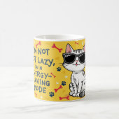 猫おもしろい喫茶セラミックカップ猫 コーヒーマグカップ (中央)