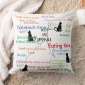 猫おもしろい子猫 クッション (ブランケット)