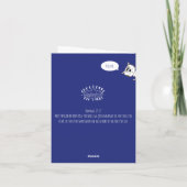 猫おもしろい子猫kittenのハッピーバースデーカード カード (裏面)