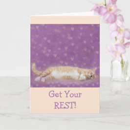 猫おもしろい安静がん治療 カード