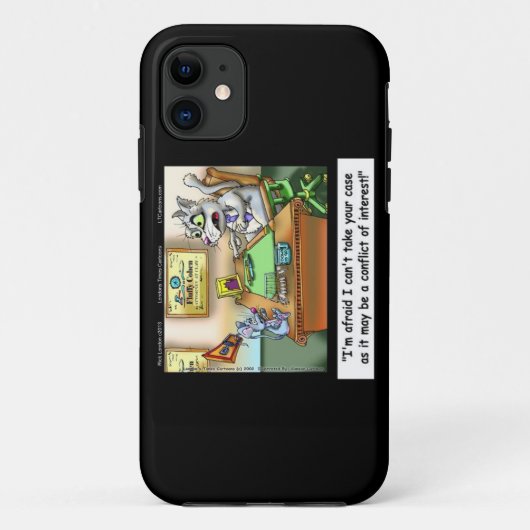 猫おもしろい弁護士「ふわふわコーエン」 iPhone5/5Sケース Case-Mate iPhoneケース (裏面)