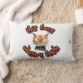 猫おもしろい引用文インはっきりしたモノワ文字デザインー ランバークッション (ブランケット)