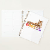 猫おもしろい引用文スパイラル図書室用手帳 プランナー手帳 (ディスプレー)