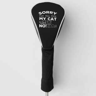 猫おもしろい引用文プレゼント猫 ゴルフヘッドカバー