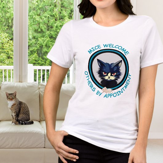 猫おもしろい引用文 トライブレンドTシャツ