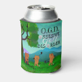 猫おもしろい強迫性ゴルフ障害クーラーボックス 缶クーラー (缶裏面)