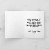 猫おもしろい息子誕生日カード シーズンカード (内部)