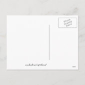 猫おもしろい感謝祭 シーズンポストカード (裏面)