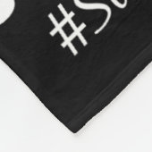 猫おもしろい戦士の壊れない鎌状赤血球貧血A フリースブランケット (角)