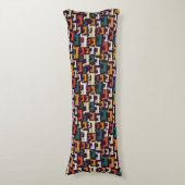 猫おもしろい柄体枕 ボディピロー (正面縦)