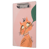 猫おもしろい植物の葉漫画 クリップボード (左)