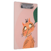 猫おもしろい植物の葉漫画 クリップボード (右)