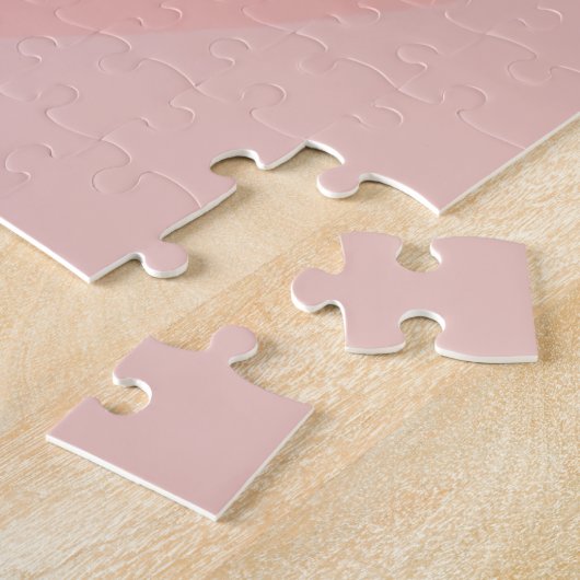 猫おもしろい植物の葉漫画 ジグソーパズル (側面)