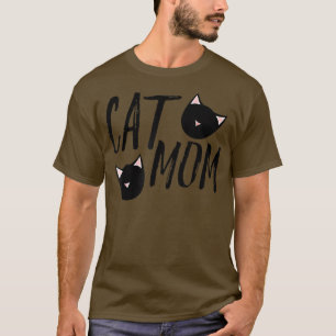 猫おもしろい母の日猫ラブペット母 Tシャツ