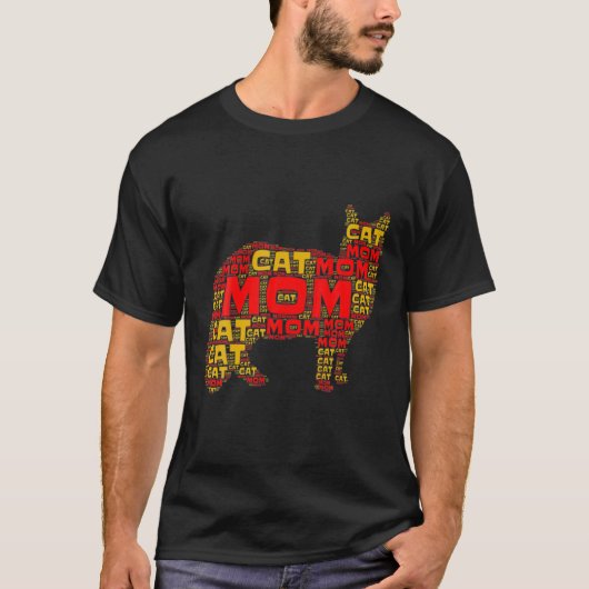 猫おもしろい母の日 Tシャツ (正面)