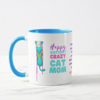 猫おもしろい母誕生日夫から妻 マグカップ
