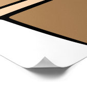 猫おもしろい漫画オフィスのユーモア ポスター (角)