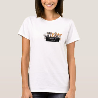 猫おもしろい犬熱狂するペットシッタープロフェッショナル Tシャツ