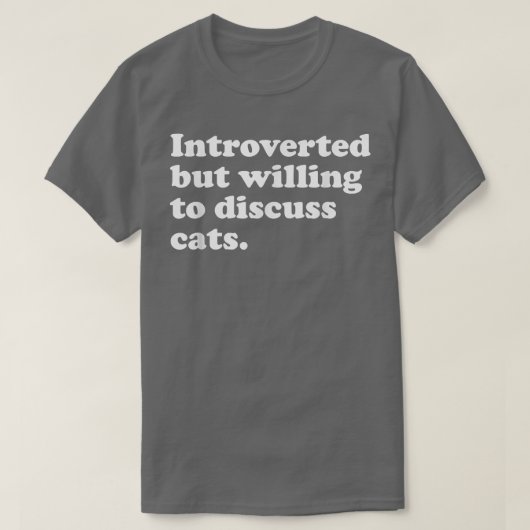 猫おもしろい猫男性/女性  Tシャツ (デザイン正面)