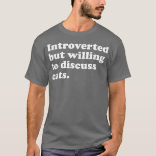 猫おもしろい猫男性/女性 Tシャツ