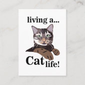 猫おもしろい獣医ペット 名刺 (正面)