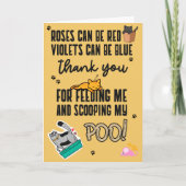 猫おもしろい産のかわいい黄色い幸せな母の日 カード (正面)