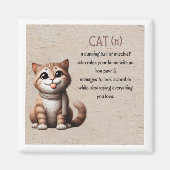 猫おもしろい磁石 – 夏ペット用デコ マグネット (正面)