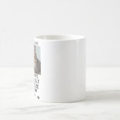 猫おもしろい親愛、猫パーソナライズされたの写真、名前 コーヒーマグカップ (中央)