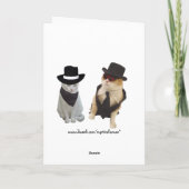 猫おもしろい記念日 カード (裏面)