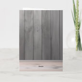 猫おもしろい誇りを持った卒業カード シーズンカード (裏面)