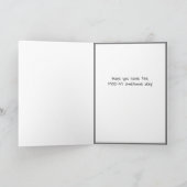 猫おもしろい誕生日カード カード (内部)