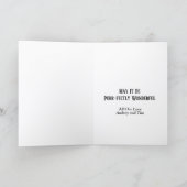 猫おもしろい顔誕生日カード シーズンカード (内部)