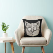 猫おもしろい顔 クッション (椅子)