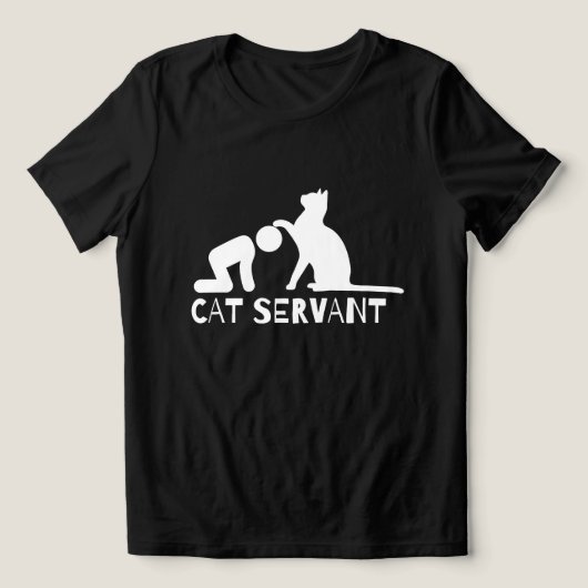 猫おもしろい飼い女用シャツ トライブレンドＴシャツ (デザイン正面)