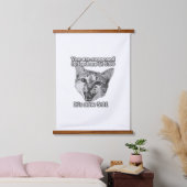 猫おもしろい飼い猫用のかわいい猫ミーム 吊り下げ型タペストリー (寝室)