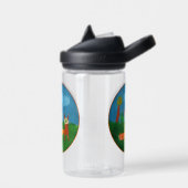 猫おもしろい ウォーターボトル (左面)