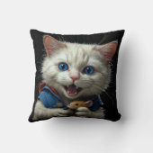 猫おもしろい クッション (裏面)