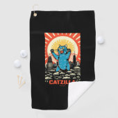 猫おもしろい ゴルフタオル (インサイチュ)