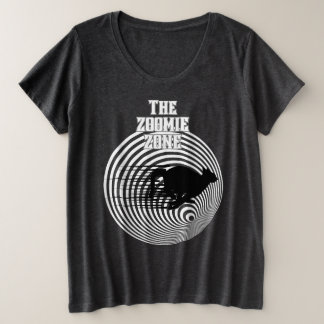 猫おもしろい プラスサイズTシャツ