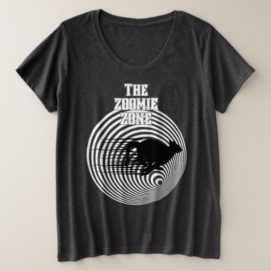 猫おもしろい プラスサイズTシャツ (デザイン正面)