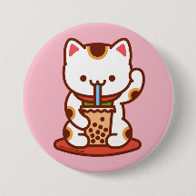 猫おもしろい – ボタン – MANEKI-NEKO BOBA KIT-TEA