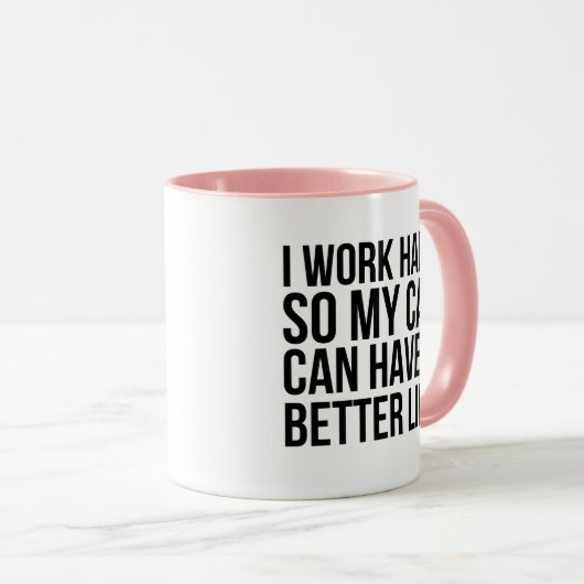 猫おもしろい マグカップ (正面右)