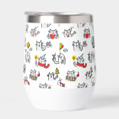 猫おもしろい、ミルク、魔法。 (右面)