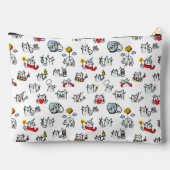 猫おもしろい、ミルク、魔法。 アクセサリーポーチ (裏面)