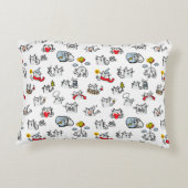 猫おもしろい、ミルク、魔法。 アクセントクッション (裏面)