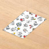 猫おもしろい、ミルク、魔法。 アクリル招待状 (レイダウン)