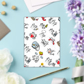 猫おもしろい、ミルク、魔法。 アクリル招待状 (インサイチュ (ウェディング))