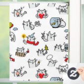 猫おもしろい、ミルク、魔法。 ウィンドウサイン (ホーム)