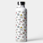 猫おもしろい、ミルク、魔法。 ウォーターボトル (右面)